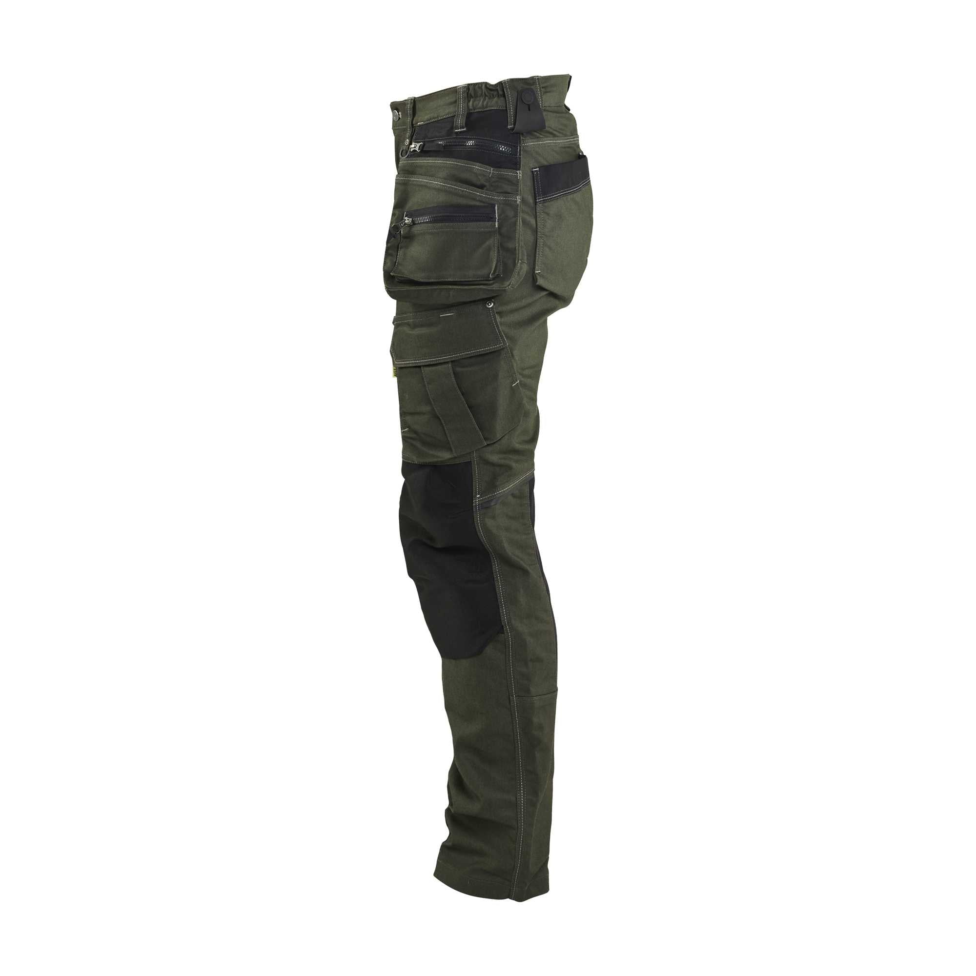 BLAKLADER 79901141 Women's Craftsman Trousers X1900 Stretch Work Trousers Women - Cordura Denim